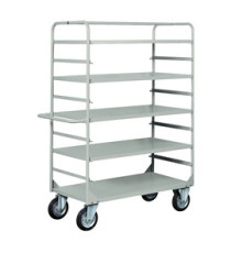 Carrello da lavoro - 4 piani estraibili - 132 x 67 x 177 cm - 450 kg - grigio - Tecnotelai Carrello da lavoro - 4 piani estraibili - 132 x 67 x 177 cm - 450 kg - grigio - Tecnotelai