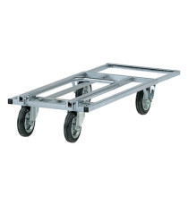 Carrello da lavoro - con manici pieghevoli - 250 kg - zincato - Tecnotelai Carrello da lavoro - con manici pieghevoli - 250 kg - zincato - Tecnotelai