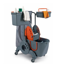 Carrello per pulizie professionali Giotto - 25 L - 74 x 90 x 100 cm - PerfettoFactory Carrello per pulizie professionali Giotto - 25 L - 74 x 90 x 100 cm - PerfettoFactory