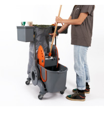 Carrello per pulizie professionali Giotto - 25 L - 74 x 90 x 100 cm - PerfettoFactory Carrello per pulizie professionali Giotto - 25 L - 74 x 90 x 100 cm - PerfettoFactory