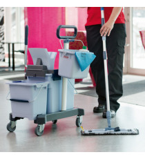 Carrello per pulizie UltraSpeed Pro Doppio - con barra - 33 L - 62 x 38 x 85 cm - Vileda Carrello per pulizie UltraSpeed Pro Doppio - con barra - 33 L - 62 x 38 x 85 cm - Vileda