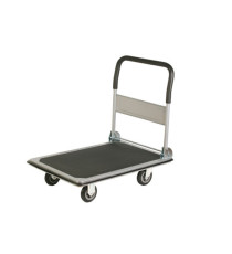 Carrello portatutto PZS250 - pieghevole - portata max 300 kg - 91 x 61 x 87 cm - grigio/nero - Serena Group