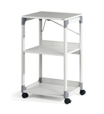 Carrello System - per videoproiettore - con ruote - 3 ripiani - 50,8 x 43,2 x 88,2 cm - grigio - Durable