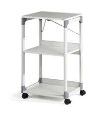 Carrello System - per videoproiettore - con ruote - 3 ripiani - 50,8 x 43,2 x 88,2 cm - grigio - Durable