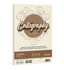 Carta Calligraphy Canvas - A4 - 100 gr - avorio 02 - Favini - conf. 50 fogli Carta Calligraphy Canvas - A4 - 100 gr - avorio 02 - Favini - conf. 50 fogli