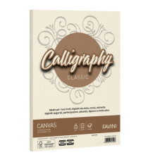 Carta Calligraphy Canvas - A4 - 100 gr - avorio 02 - Favini - conf. 50 fogli Carta Calligraphy Canvas - A4 - 100 gr - avorio 02 - Favini - conf. 50 fogli