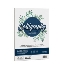 Carta Calligraphy Nature Shiro Eco - A4 - 250 gr - gesso - Favini - conf. 50 fogli