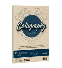 Carta Calligraphy pergamena - A4 - 190 gr - sabbia 02 - Favini - conf. 50 fogli Carta Calligraphy pergamena - A4 - 190 gr - sabbia 02 - Favini - conf. 50 fogli