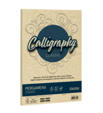 Carta Calligraphy Pergamena - A4 - 90 gr - crema 05 - Favini - conf. 50 fogli Carta Calligraphy Pergamena - A4 - 90 gr - crema 05 - Favini - conf. 50 fogli