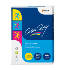 Carta Color Copy - A4 - 250 gr - bianco - Mondi - conf. 125 fogli