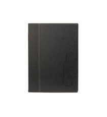 Carta dei vini Trendy - 1 inserto doppio incluso - A4 - 24 x 34 cm - nero - Securit