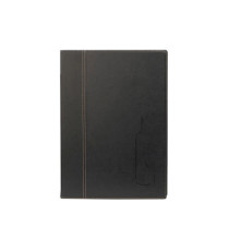 Carta dei vini Trendy - 1 inserto doppio incluso - A4 - 24 x 34 cm - nero - Securit