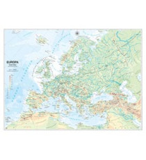 Carta geografica Europa - scolastica - murale - Belletti