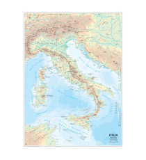 Carta geografica Italia - scolastica - murale - Belletti