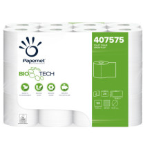Carta igienica classica BioTech - 180 strappi - 2 veli - 19,80 mt - Papernet - conf. 24 rotoli Carta igienica classica BioTech - 180 strappi - 2 veli - 19,80 mt - Papernet - conf. 24 rotoli
