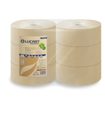 Carta igienica EcoNatural Maxi Jumbo - 9,1 cm x 300 mt - 15,5 gr - diametro 24,5 cm - Lucart Carta igienica EcoNatural Maxi Jumbo - 9,1 cm x 300 mt - 15,5 gr - diametro 24,5 cm - Lucart