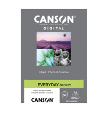 Carta Inkjet Everyday - 10 x 15 cm - 200 gr - 50 fogli - lucida - Canson Carta Inkjet Everyday - 10 x 15 cm - 200 gr - 50 fogli - lucida - Canson