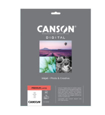 Carta Inkjet Premium - A4 - 255 gr - 20 fogli - lucida - Canson Carta Inkjet Premium - A4 - 255 gr - 20 fogli - lucida - Canson