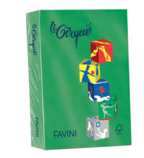 Carta Le Cirque - A4 - 80 gr - verde bandiera 208 - Favini - conf. 500 fogli Carta Le Cirque - A4 - 80 gr - verde bandiera 208 - Favini - conf. 500 fogli