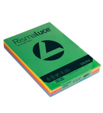 Carta Rismaluce - A3 - 140 gr - mix 6 colori - Favini - conf. 200 fogli