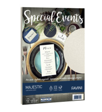 Carta metallizzata Special Events - A4 - 120 gr - crema - Favini - conf. 20 fogli Carta metallizzata Special Events - A4 - 120 gr - crema - Favini - conf. 20 fogli