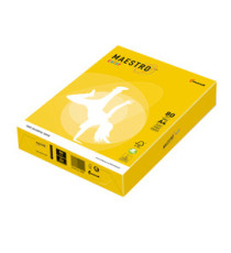 Carta Maestro Color - A4 - 80 gr - giallo forte IG50 - Mondi - conf. 500 fogli