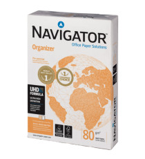 Carta Organizer - 4 fori - A4 - 80 gr - Navigator - conf. 500 fogli Carta Organizer - 4 fori - A4 - 80 gr - Navigator - conf. 500 fogli