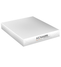 Carta PBJ90 2380 - per plotter inkjet - A0 - 841 x 1189 mm - 90 gr - 125 fogli - opaca - bianco - As Marri Carta PBJ90 2380 - per plotter inkjet - A0 - 841 x 1189 mm - 90 gr - 125 fogli - opaca - bianco - As Marri