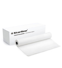 Carta plotter - stampa inkjet - 625 mm x 50 mt - 90 gr - opaca - bianco - Starline Carta plotter - stampa inkjet - 625 mm x 50 mt - 90 gr - opaca - bianco - Starline