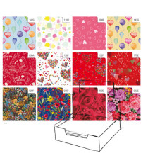 Carta regalo - raso - Fantasia - 70 x 100 cm - Rex Sadoch - scatola 100 fogli Carta regalo - raso - Fantasia - 70 x 100 cm - Rex Sadoch - scatola 100 fogli