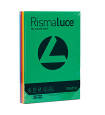 Carta Rismaluce - A4 - 140 gr - mix 6 colori - Favini - conf. 200 fogli Carta Rismaluce - A4 - 140 gr - mix 6 colori - Favini - conf. 200 fogli