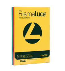 Carta Rismaluce - A4 - 200 gr - mix 8 colori - Favini - conf. 125 fogli Carta Rismaluce - A4 - 200 gr - mix 8 colori - Favini - conf. 125 fogli