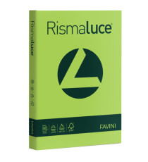 Carta Rismaluce - A4 - 200 gr - verde pistacchio 54 - Favini - conf. 125 fogli Carta Rismaluce - A4 - 200 gr - verde pistacchio 54 - Favini - conf. 125 fogli