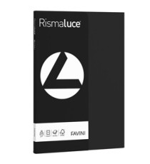 Carta Rismaluce Small - A4 - 200 gr - nero 63 - Favini - conf. 50 fogli Carta Rismaluce Small - A4 - 200 gr - nero 63 - Favini - conf. 50 fogli