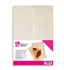 Carta riso - 50 x 70 cm - 25 g -  bianco - CWR - conf. 10 fogli