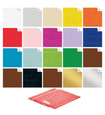 Carta velina -  50 x 70 cm - 20 gr - giallo 410 - Rex Sadoch - busta 26 pezzi