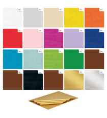 Carta velina - 50 x 70 cm - 24 gr - oro - Rex Sadoch - busta 25 fogli Carta velina - 50 x 70 cm - 24 gr - oro - Rex Sadoch - busta 25 fogli