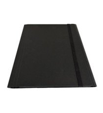 Cartella c/elastico piatto - dorso variabile - grigio - Starline