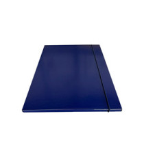 Cartella c/elastico tondo - dorso 1cm - blu - Starline Cartella c/elastico tondo - dorso 1cm - blu - Starline