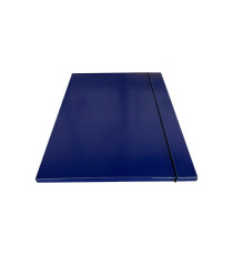 Cartella c/elastico tondo - dorso 1cm - blu - Starline Cartella c/elastico tondo - dorso 1cm - blu - Starline