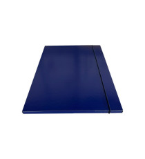 Cartella c/elastico tondo - dorso 1cm - blu - Starline Cartella c/elastico tondo - dorso 1cm - blu - Starline