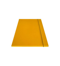 Cartella c/elastico tondo - dorso 1cm - giallo - Starline Cartella c/elastico tondo - dorso 1cm - giallo - Starline