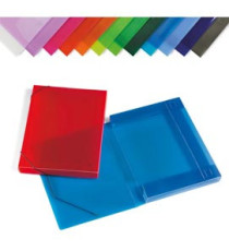 Cartella con elastici - PPL - dorso 3 cm - 35,5x26,5 cm - colori assortiti - Lebez Cartella con elastici - PPL - dorso 3 cm - 35,5x26,5 cm - colori assortiti - Lebez