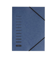 Cartella con elastico - in  cartoncino - A4 - blu - Pagna Cartella con elastico - in  cartoncino - A4 - blu - Pagna