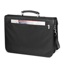 Cartella in tessuto - extra strong - nero - 44x31x20cm - City Time