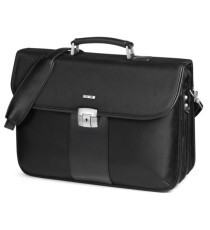 Cartella in tessuto - extra strong - nero - 44x31x20cm - City Time