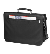 Cartella in tessuto - extra strong - nero - 44x31x20cm - City Time