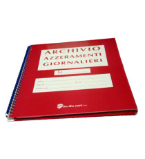 Cartella per azzeramenti giornalieri - per rotoli da 80 mm - Sabacart