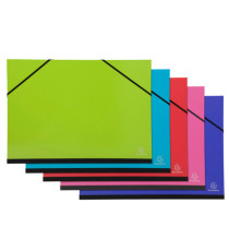 Cartella porta disegni con elastici Ideramama - A3 - colori assortiti - Exacompta Cartella porta disegni con elastici Ideramama - A3 - colori assortiti - Exacompta
