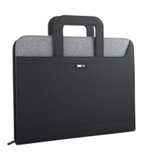 Cartella portablocco - con manici - nero/grigio - 28,5x36cm - City Time Cartella portablocco - con manici - nero/grigio - 28,5x36cm - City Time